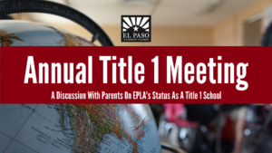 Annual Title 1 Meeting with Families