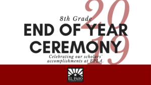 8th Grade End of Year Ceremony